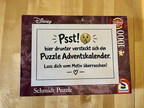 Puzzle adventskalender 1000 - puzzle,