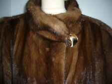 SAGA MINK, Long - Nerzjacke, zobel - farben, Nerz, Gr. 38/40/42, neu