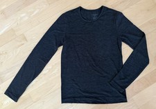 SCHIESSER PERSONAL FIT Shirt Langarm Unterziehshirt in dunkelgrau Gr. 140