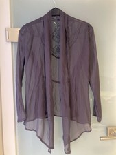 Ungetragene Bluse, Cardigan, Jacke Chiffon Spitze Gr. S