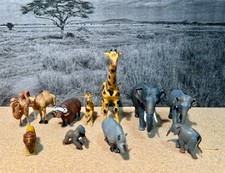 11 exotische Tiere im Maßstab H0 – Perfekt für Modellbahn, Zootiere & Tierparks