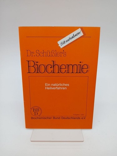 Schüßler s biochemieein - dr.,