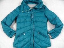 RUBBER & CO schöne leichte lightweight Daunenjacke petrol Gr. M TOP BB820