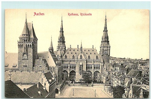 S03 8834 aachen rathaus - s03-8834,, aachen,