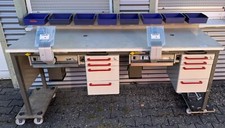 KaVo EWL Doppeltisch Arbeitstisch Labortisch mit Absaugung und Absaugmaul 119494