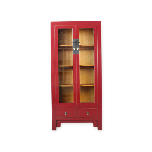 Chinesische vitrine purpurrot - chinesische,