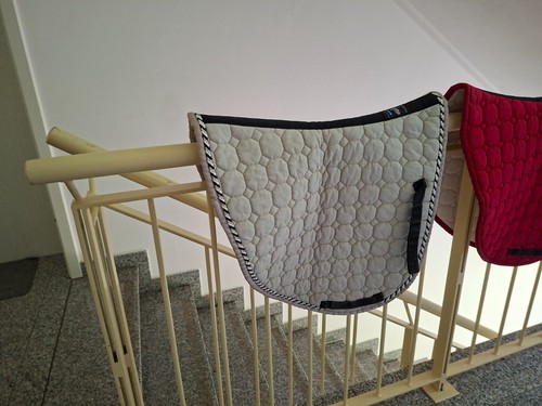 Dressurhalbschabracken grau - 3,