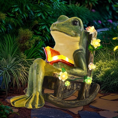 Gartendeko mikro frosch statue - gartendeko,