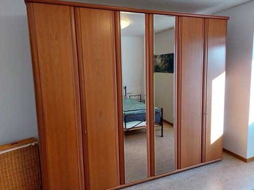 Kleiderschrank braun holzoptik - braun,