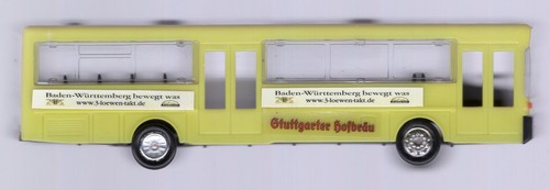Werbe modell bus stuttgarter - .werbe-/modell-bus,