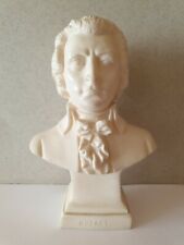 Büste Alabaster Mozart oder F.Schubert.Beide Signiert 