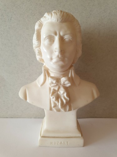 Büste alabaster mozart oder - büste,