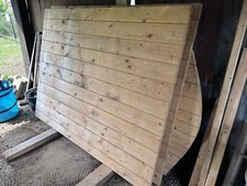 Holztore Unbehandelt für eine Garage o. als Hoftor.