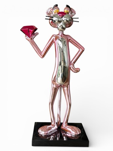 Rosa panther figur skulptur - figur,
