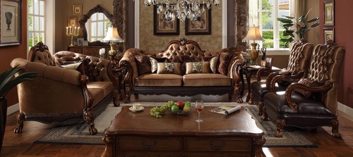 Sofagarnitur 4tlg barock - 4tlg.,