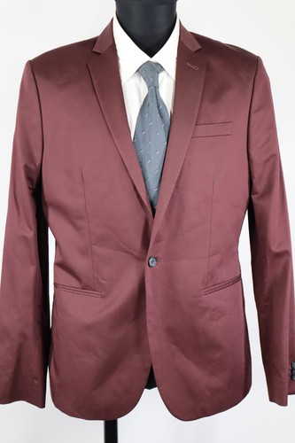 Bordeauxrotes sakko - h&m,