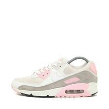 Nike Damen Air Max 90 Schuh Weiß Rosa Grau Wildleder Mesh Edition Sneaker EU 40