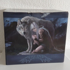Wolf + Elfe Waldelfe Figur Protector by Anne Stokes limitiert Fantasy Gothic