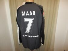 SC Paderborn Puma Langarm Spieler Trikot 2009/10 + Nr.7 Maaß + Signiert Gr.XL