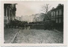 Orig foto strassensperre in - foto,