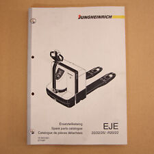 Jungheinrich EJE 20 22 25 Elektro Hubwagen Ersatzteilkatalog Ersatzteilliste 