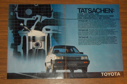 Seltene werbung toyota tercel - seltene,