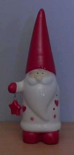 Keramik weihnachtsmann 17cm - keramik,