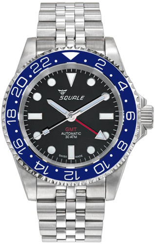 Squale atmos gmt 1545 - 30, blue