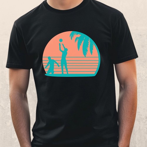Herren shirt beach - herren, t-shirt