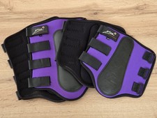 4er Set Softgamaschen von Gera, lila, Größe Vollblut, sehr guter Zustand