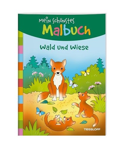 Mein schönstes malbuch wald - malbuch.,