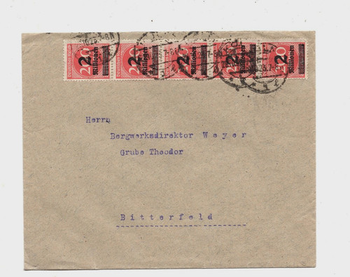 Inflation brief mit - inflation, 5x