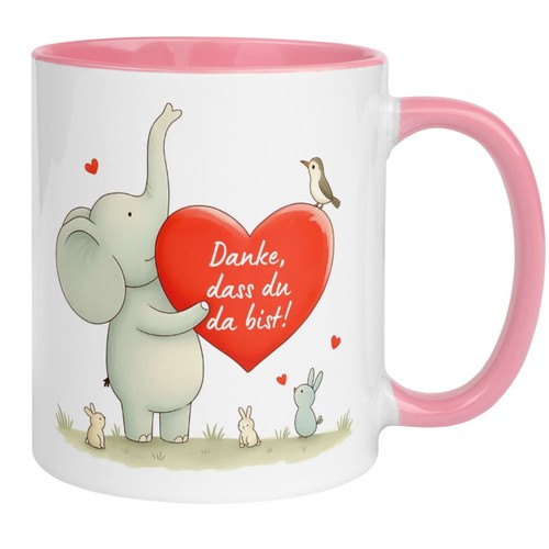 Tasse danke elefanten - tasse,