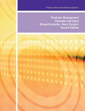 Strategic Management: Concepts and Cases: Pearson New International Edition by M