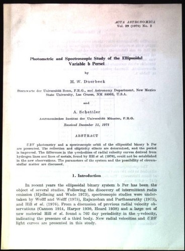 Photometric and spectroscopic - photometric,