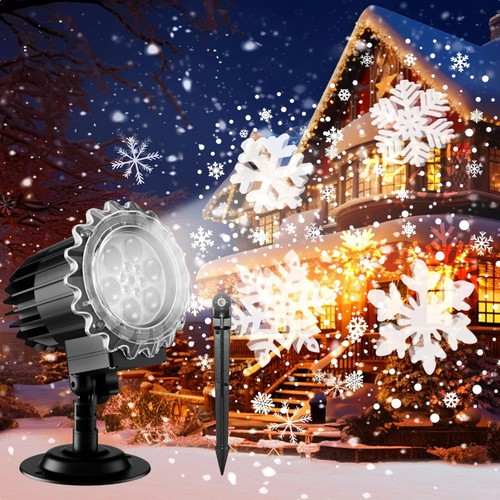 Led schneeflocke projektor - schneeflocke,