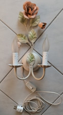 WANDLEUCHTE AUS METALL BLÜTEN