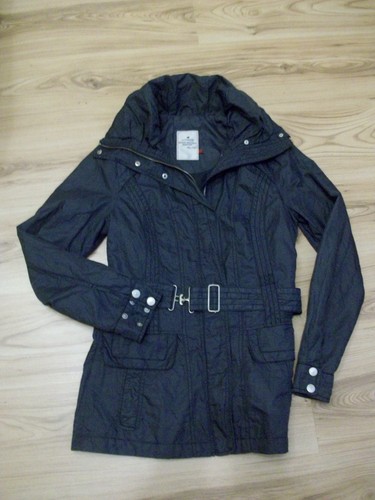 Vintage jacke blau - vintage, blau-grau