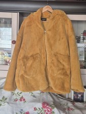 Webpelzjacke Gr. 48 gelb