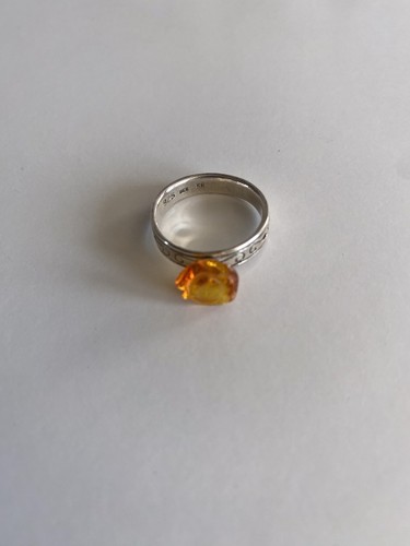 Bernstein ring 925 silber - ring,