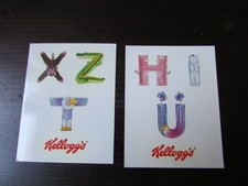 2 Kelloggs - ABC Aufkleber A -