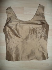 Trixi SCHOBER Seiden Bustier goldfarben in Größe 36 - elegant & nagelneu!