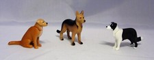 PLAYMOBIL Tiere 3 Hunde Schäferhund Golden Retriever Border Collie neuwertig #20
