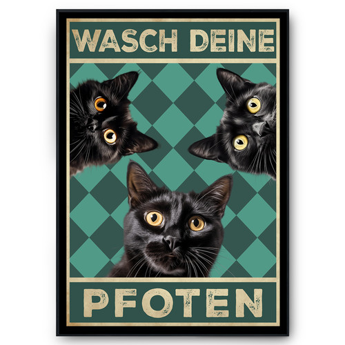 Lustiges katzen poster - lustiges,