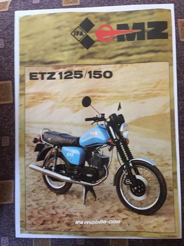 Flyer ddr motorrad etz - ddr,