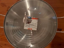 Wok Hochwertiger Qualitäts-Edelstahl 18/10 mit Deckel und Gittereinsatz
