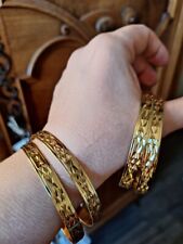 Armreif  ndisch Pakistanisch Saree 24K Galvanisiertes Gold Dubai Arabisch