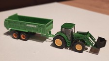 John Deere Joskin Stalldungstreuer Traktor Trecker Anhänger Wiking Spur N 1:160 