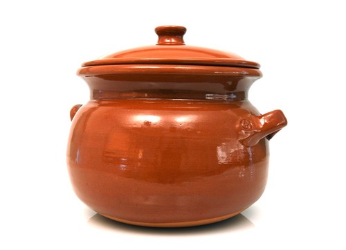 Stück terracotta topf - stück, terracotta-topf-