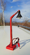 Bahnhof lampe holz blech - lampe,